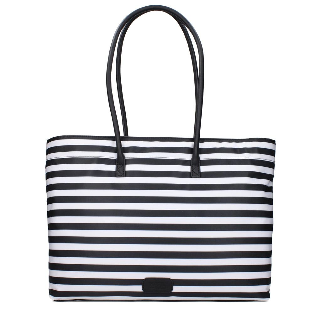Karl Lagerfeld Black Fabric Shoulder Bag