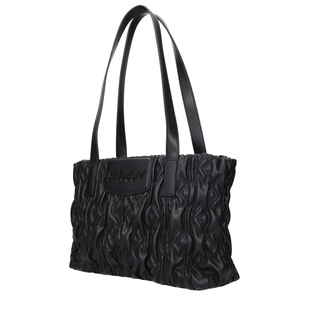 Karl Lagerfeld Black Polyester Shoulder Bag