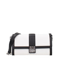 Karl Lagerfeld White Leather Clutch Bag