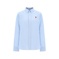 Ami Paris Blue Cotton Dress Shirt