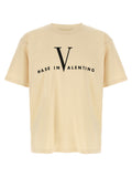 Valentino Garavani Beige Cotton T-Shirt