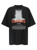 Balenciaga Black Cotton T-Shirt