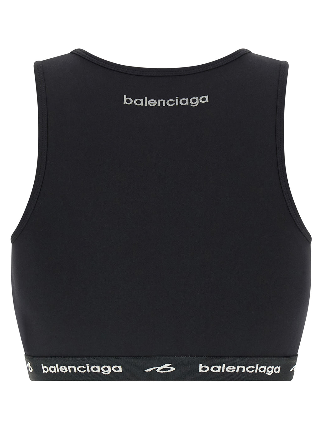 Balenciaga Black Polyamide Sport Bra