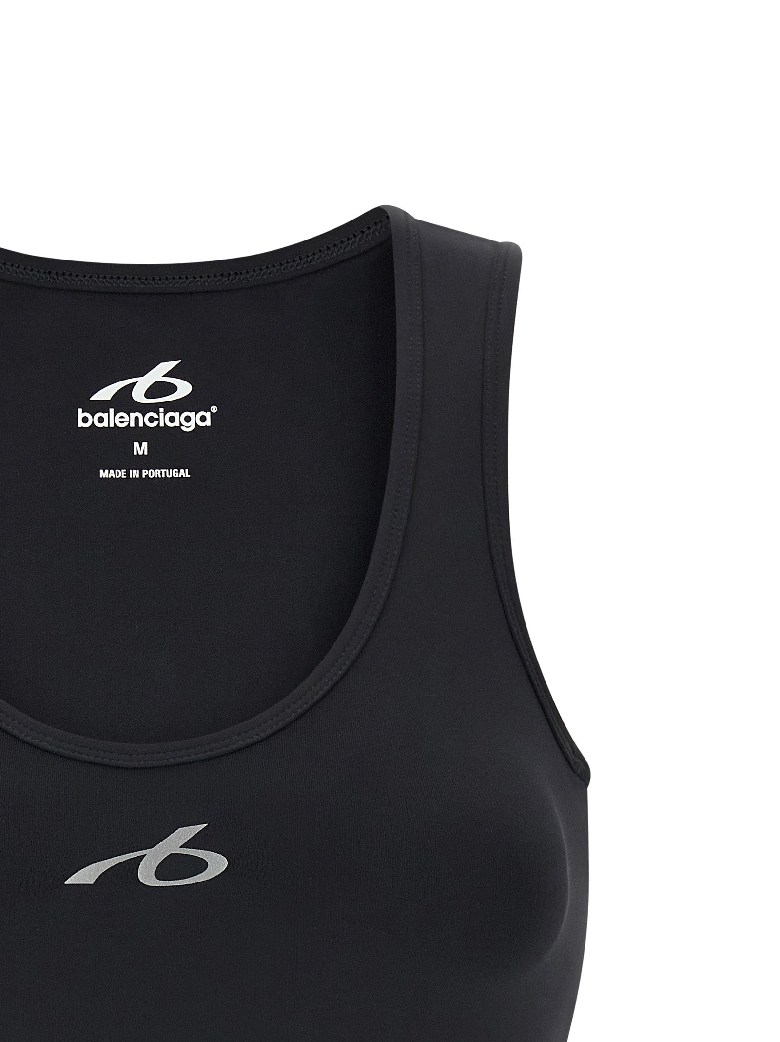 Balenciaga Black Polyamide Sport Bra