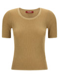 Max Mara Gold Polyamide T-Shirt