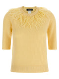 Fabiana Filippi Bicolor Virgin Wool Cardigan
