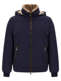 Brunello Cucinelli Blue Polyamide Full-Length Jacket