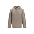 Giorgio Armani Beige Alpaca Vicugna Pacos Hoodie