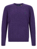 Polo Ralph Lauren Purple Wool Cardigan