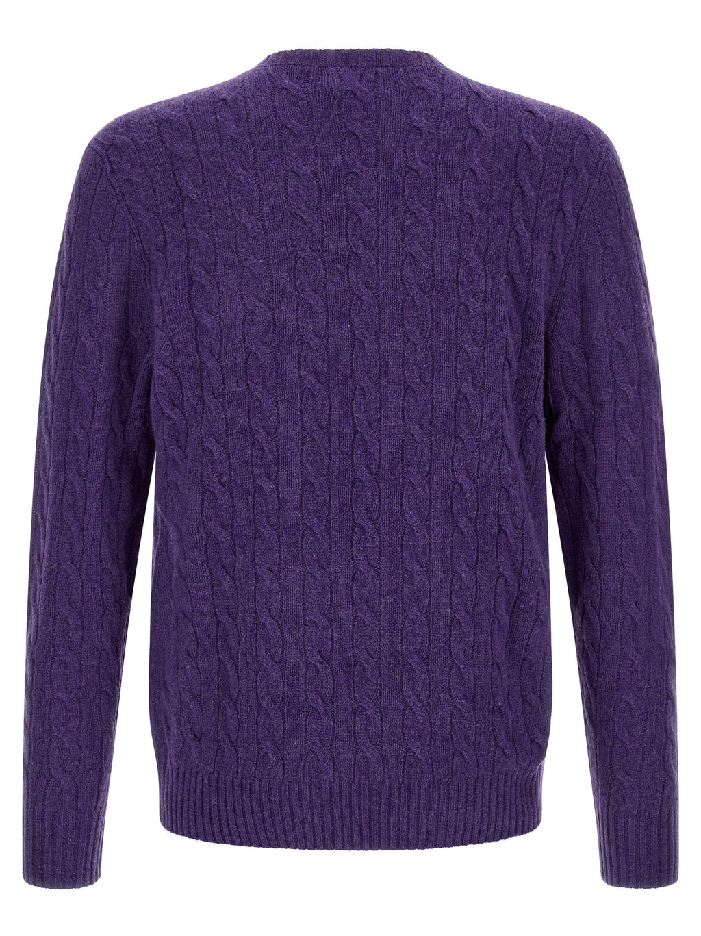 Polo Ralph Lauren Purple Wool Cardigan