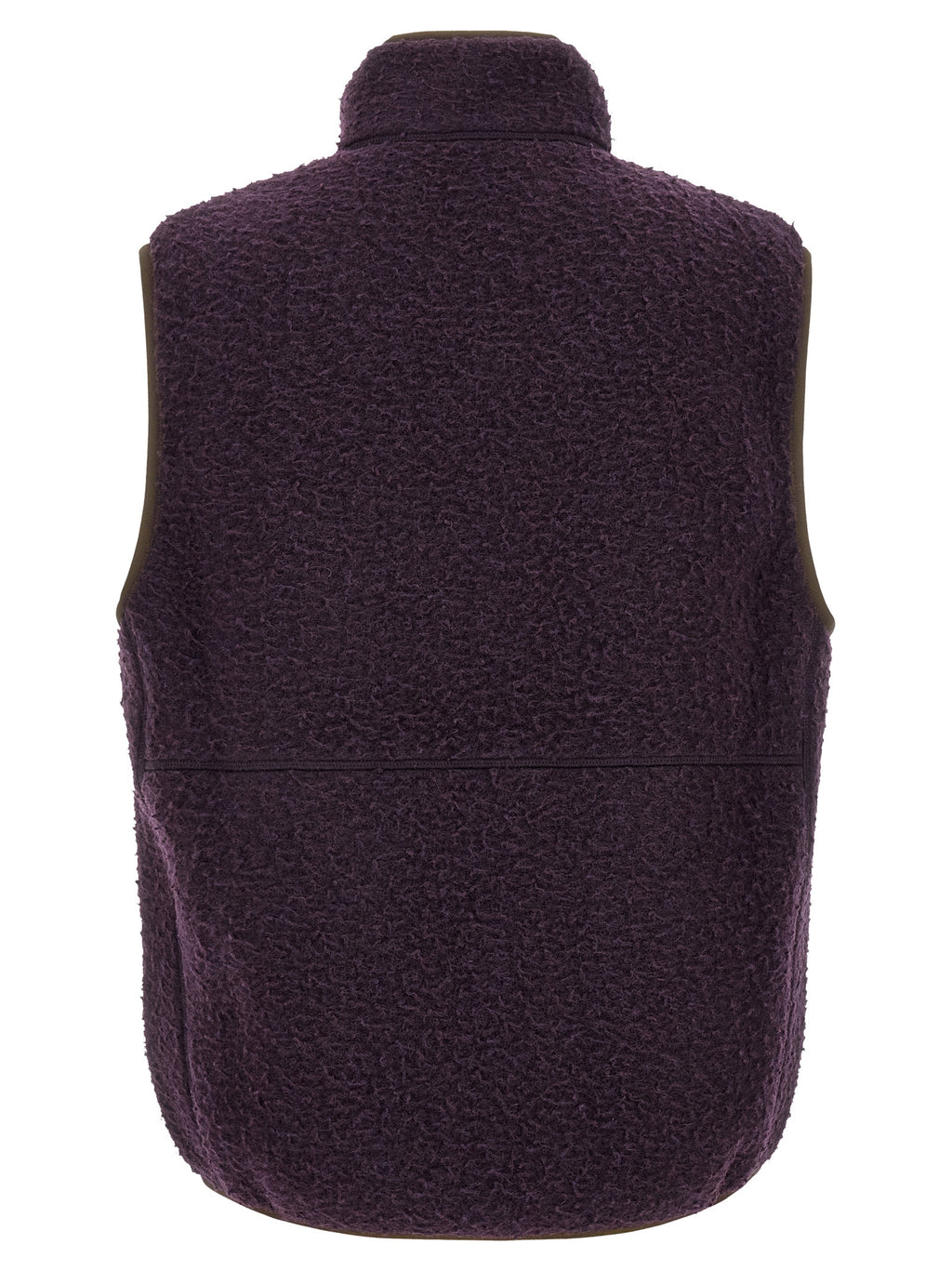 Moncler Purple Polyester Sleeveless Jacket