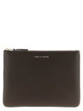 Comme Des Garçons Brown Cowhide Cardholder