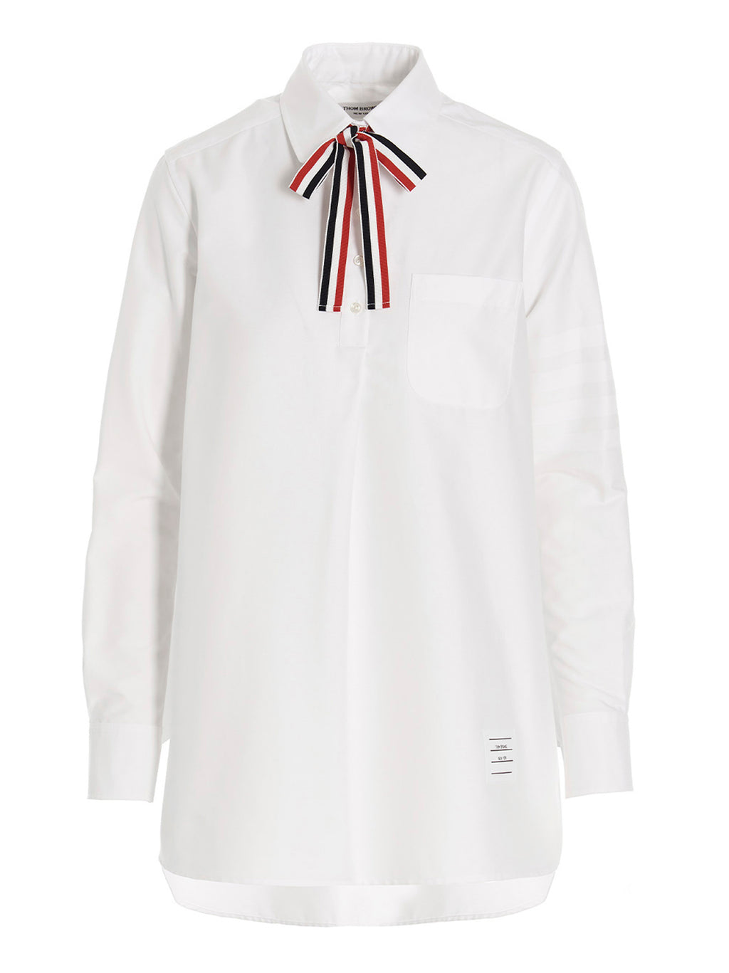 Thom Browne White Cotton Blouse