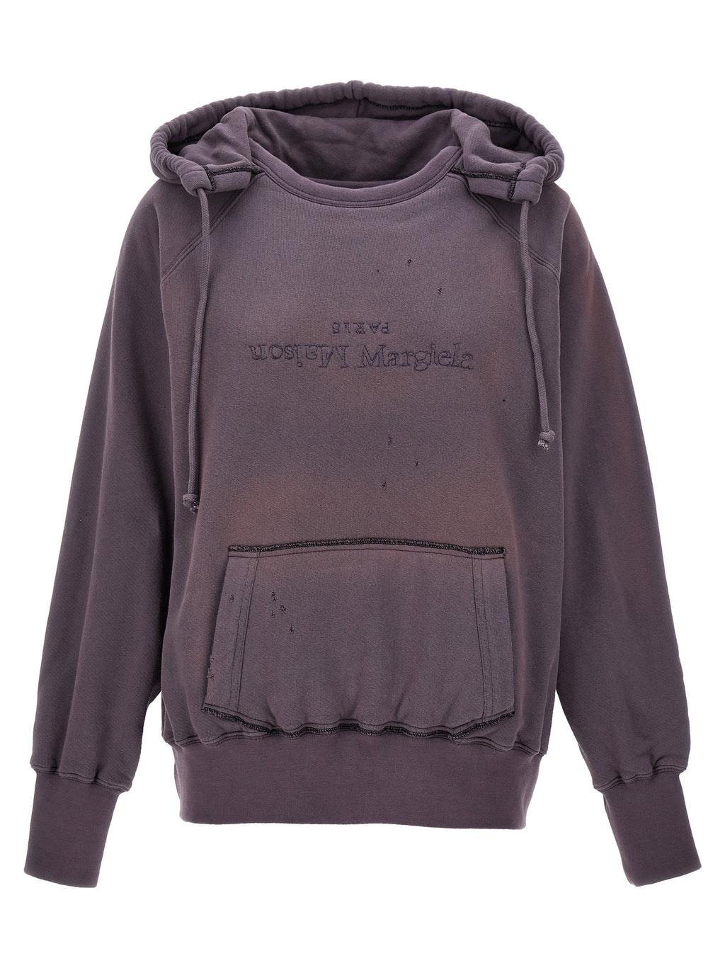 Maison Margiela Purple Cotton Hoodie