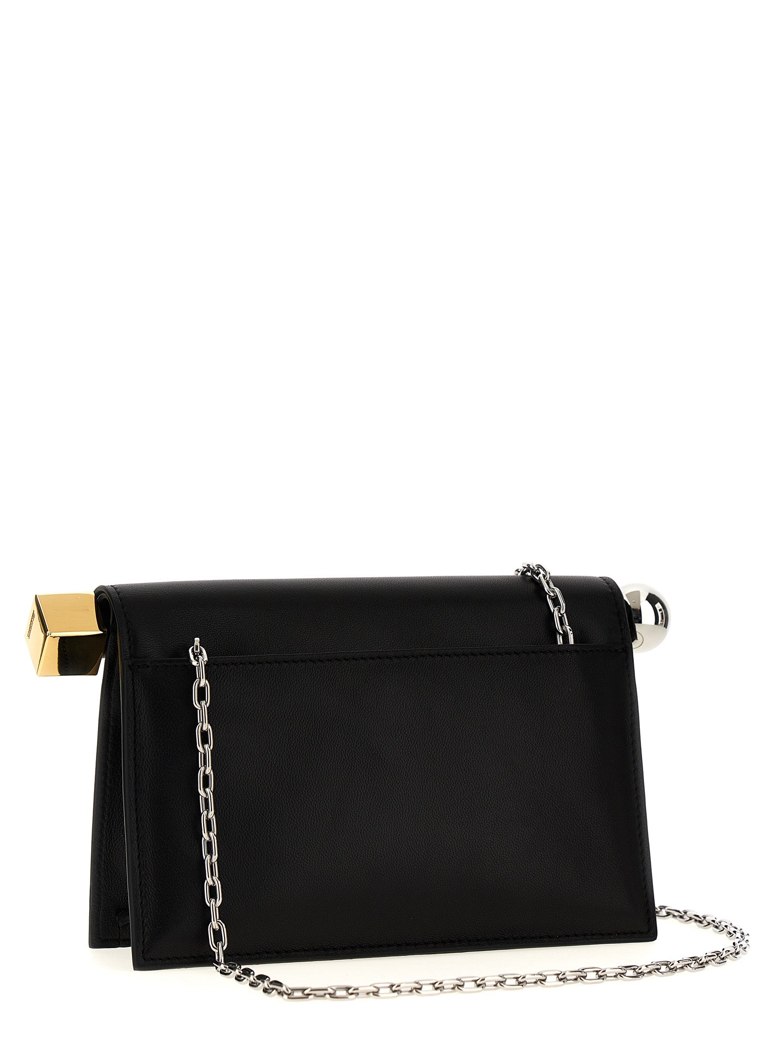 Jacquemus Black Lamb Leather Clutch Bag