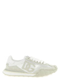 Dolce & Gabbana Beige Polyamide Athletic Sneakers
