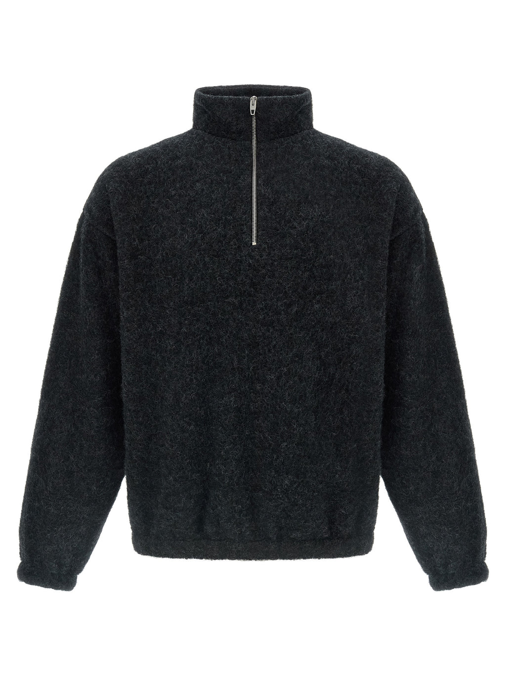 Jil Sander Gray Wool Sweatshirt