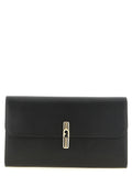 Furla Black Calfskin Clutch Bag
