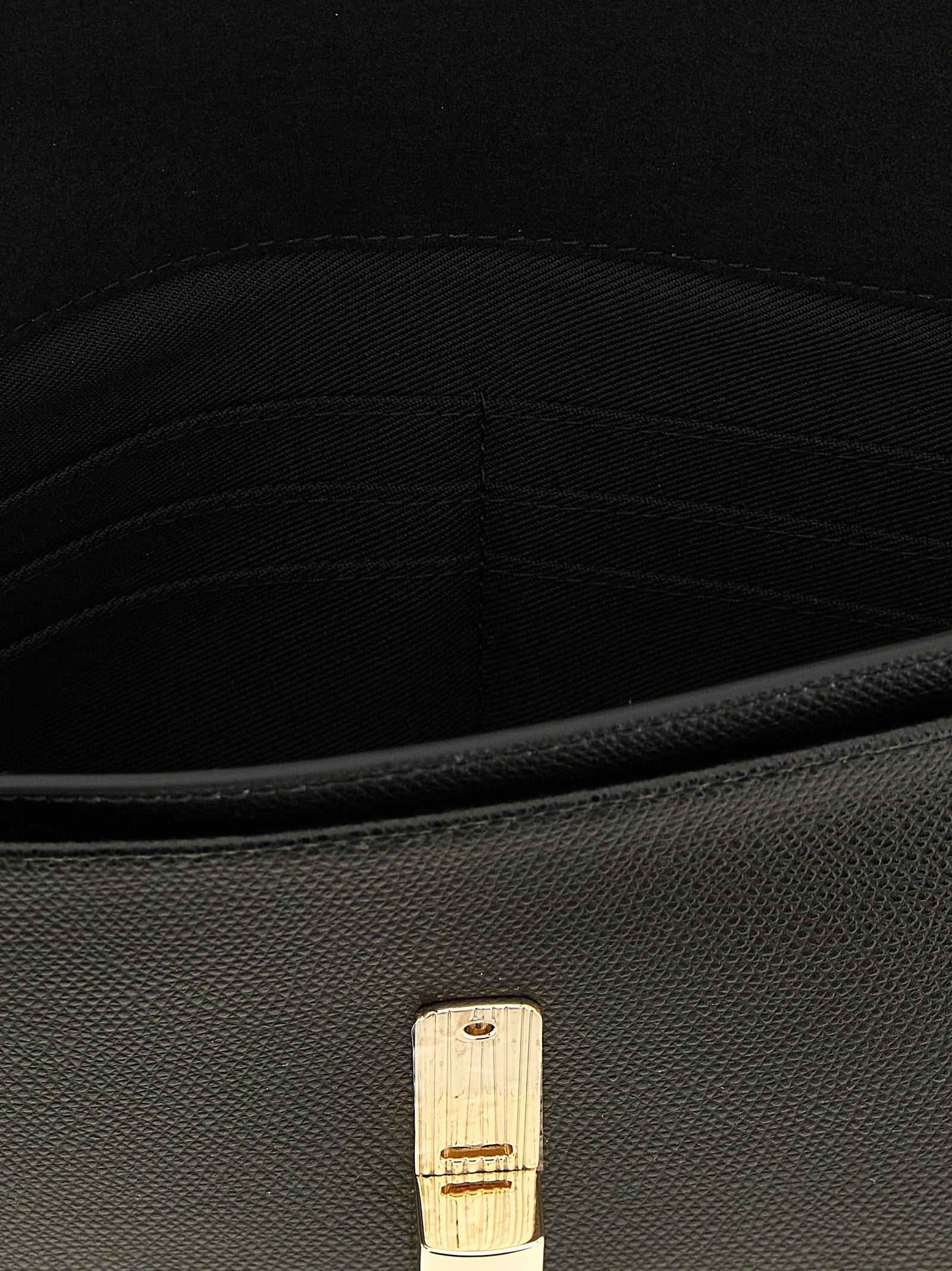 Furla Black Calfskin Clutch Bag