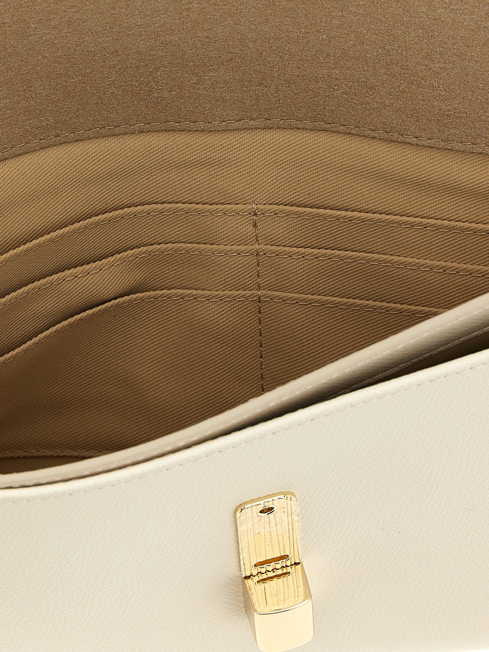Furla White Calfskin Clutch Bag