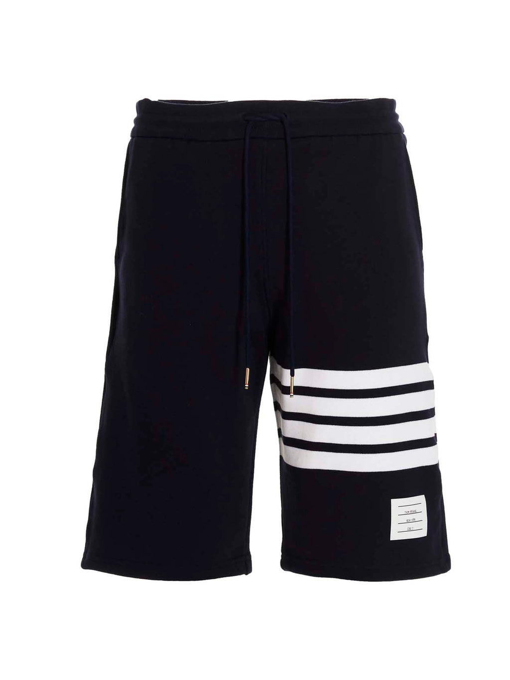 Thom Browne Blue Cotton Bermuda Shorts