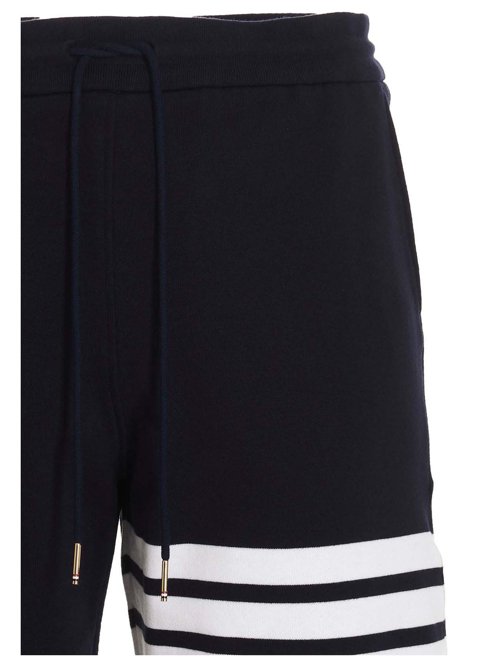 Thom Browne Blue Cotton Bermuda Shorts
