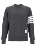 Thom Browne Gray Cotton Sweatshirt