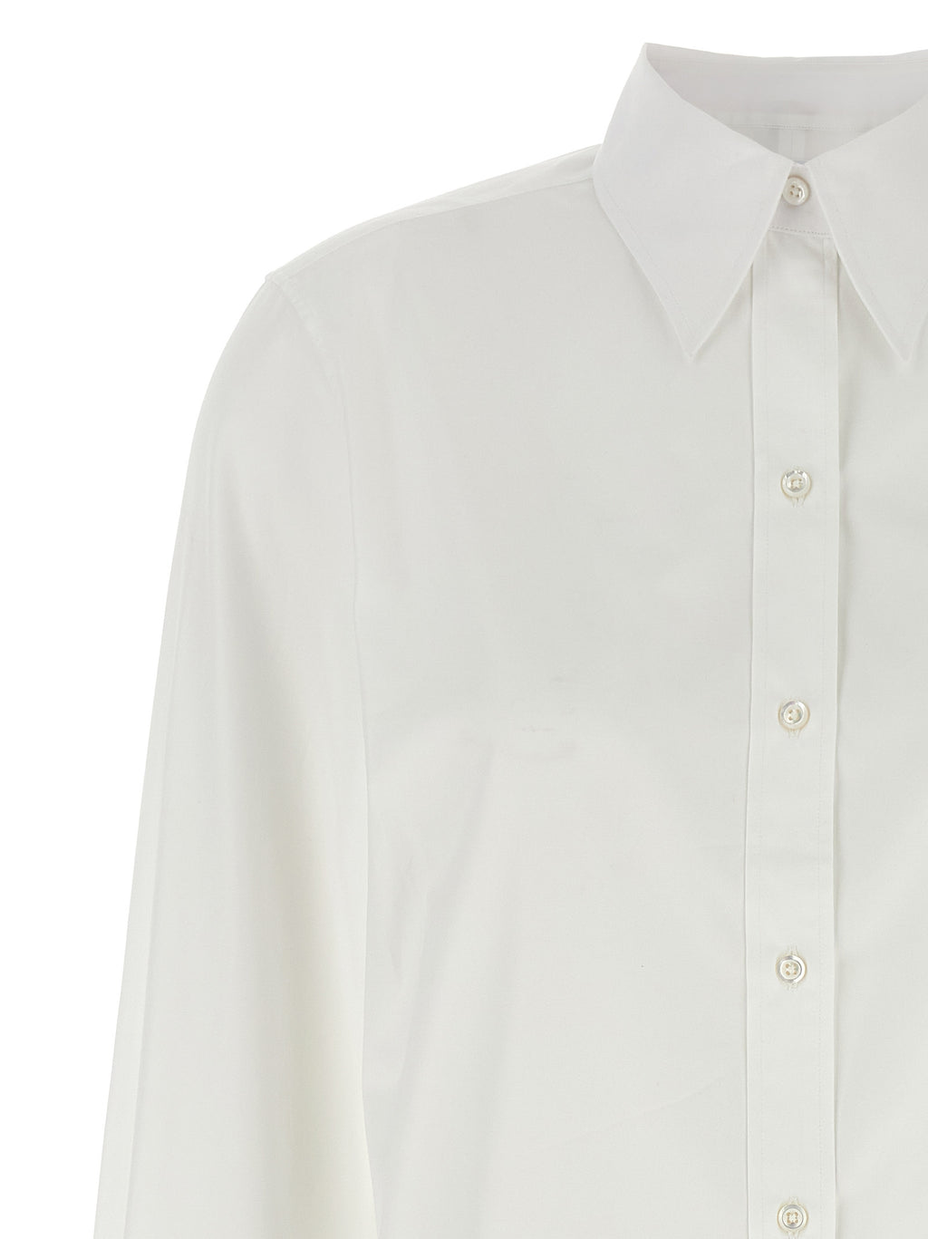 Thom Browne White Cotton Blouse