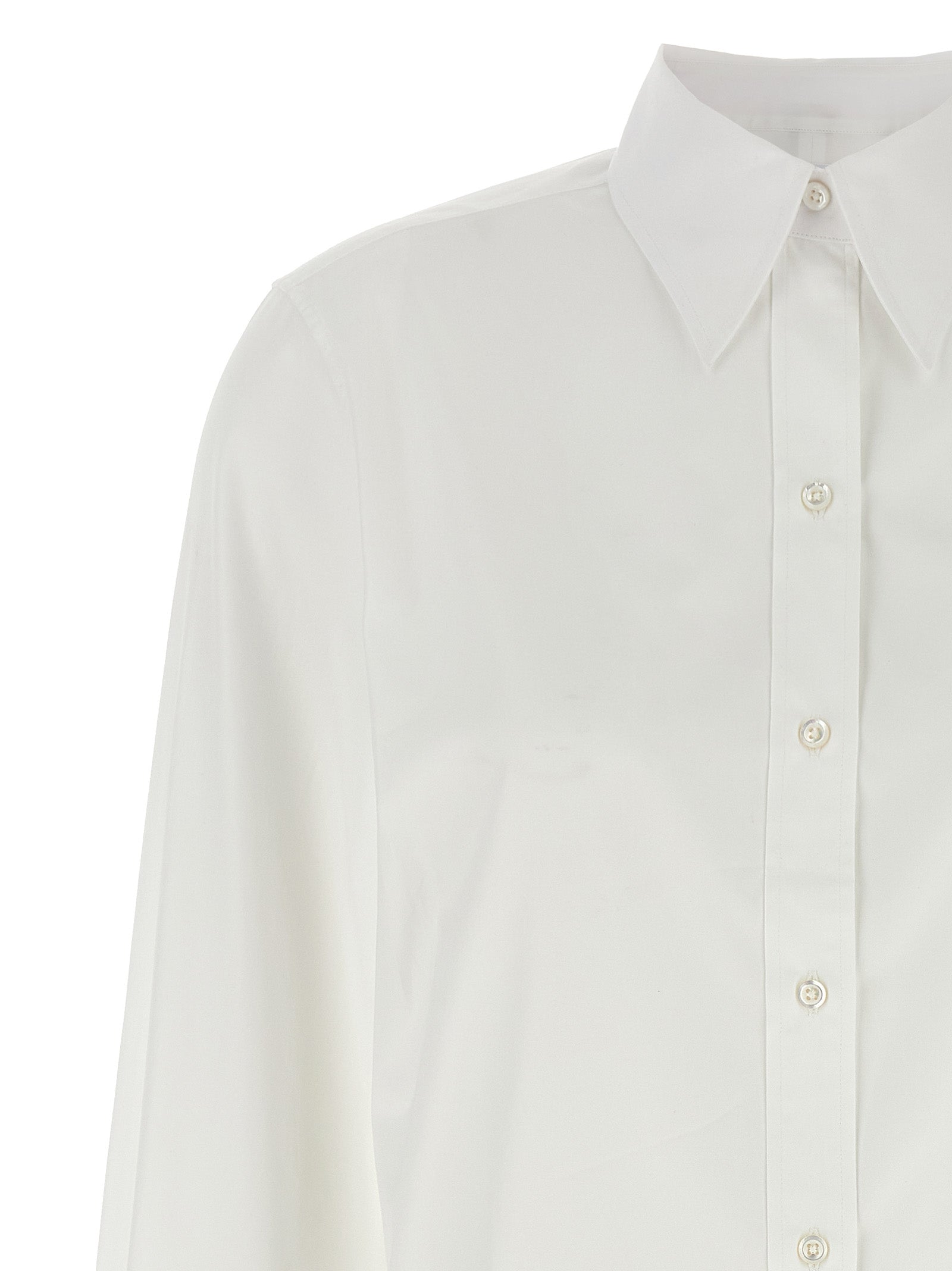 Thom Browne White Cotton Blouse