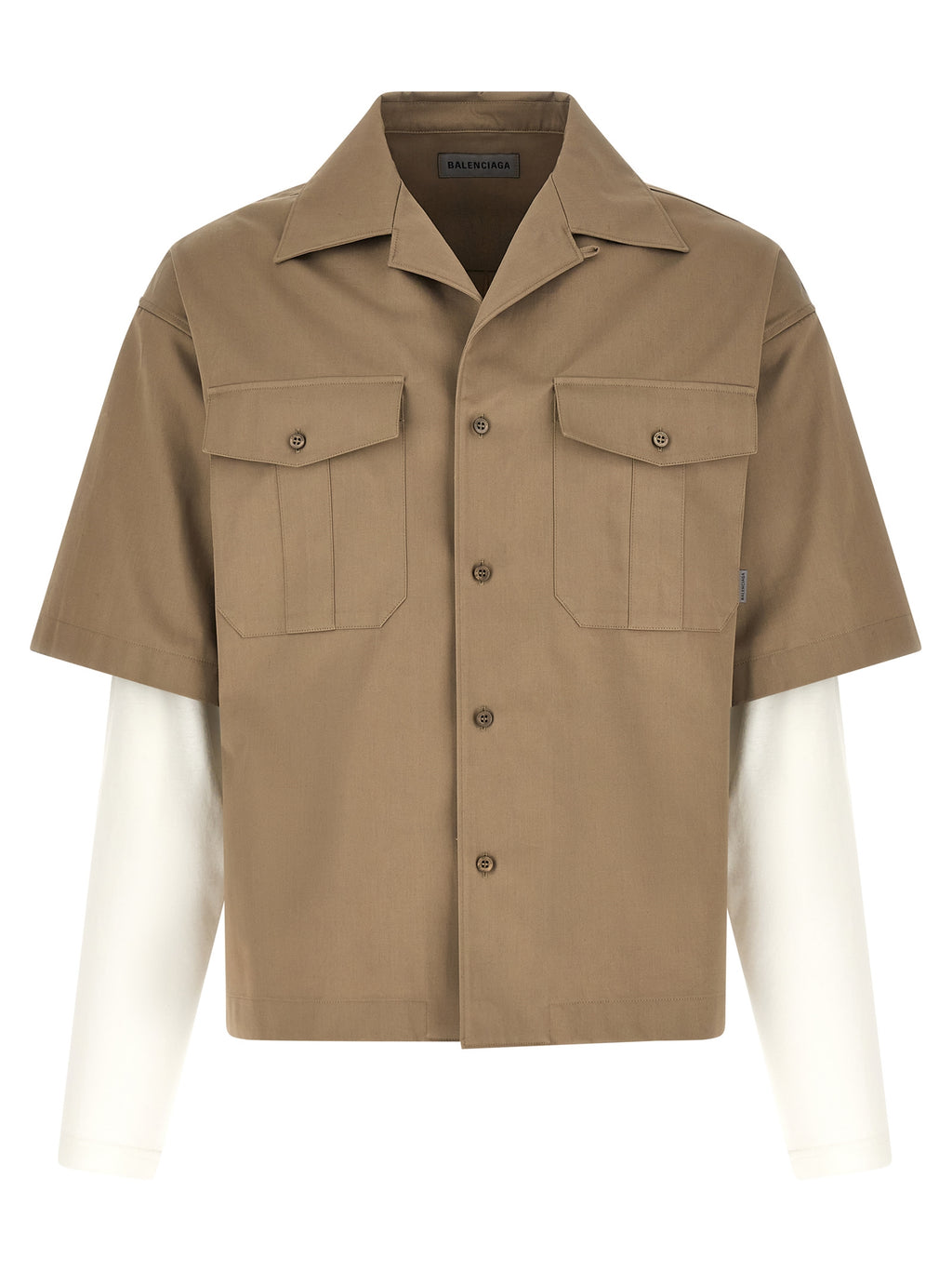 Balenciaga Beige Cotton Blouse