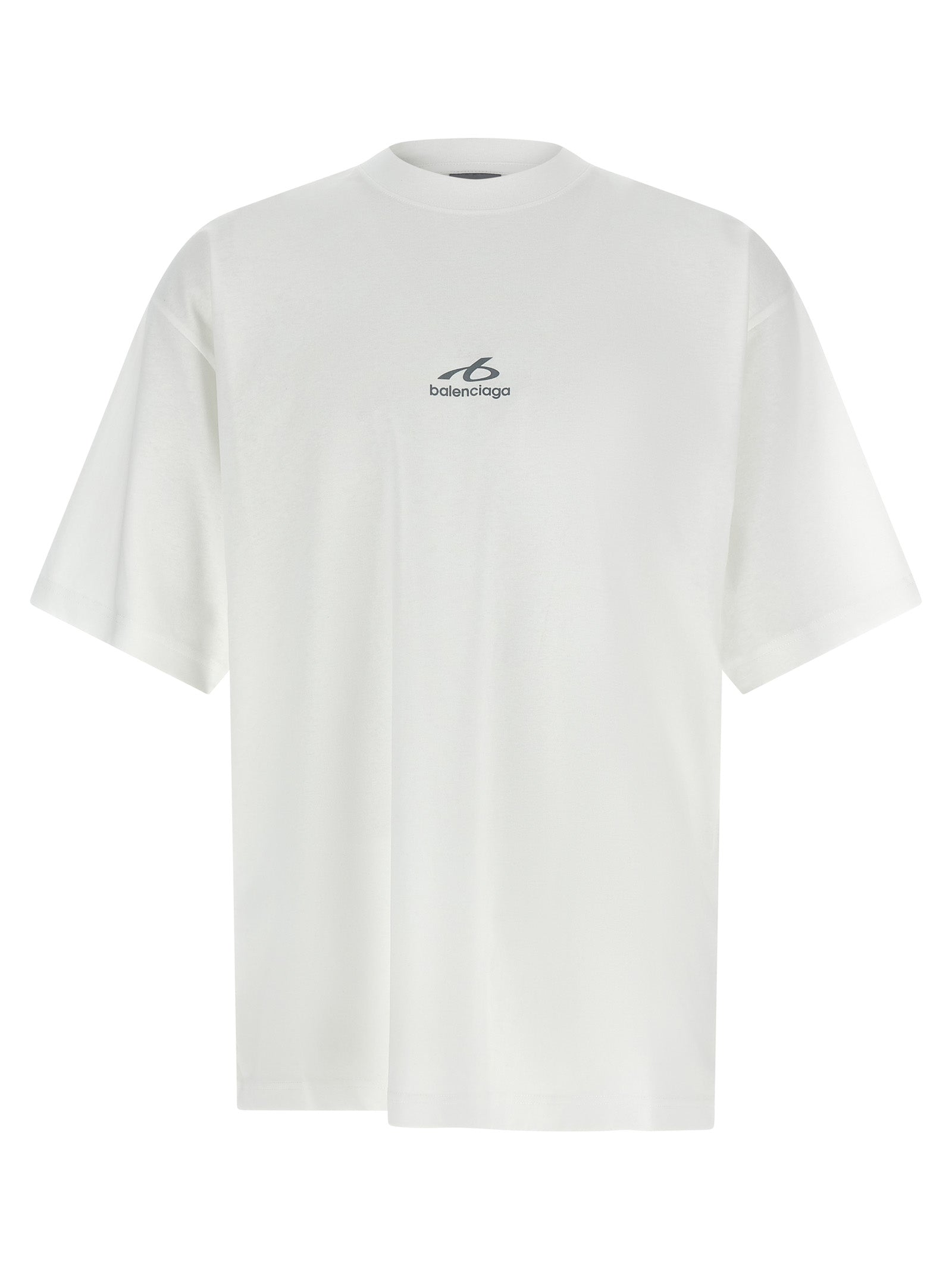Balenciaga White Cotton T-Shirt