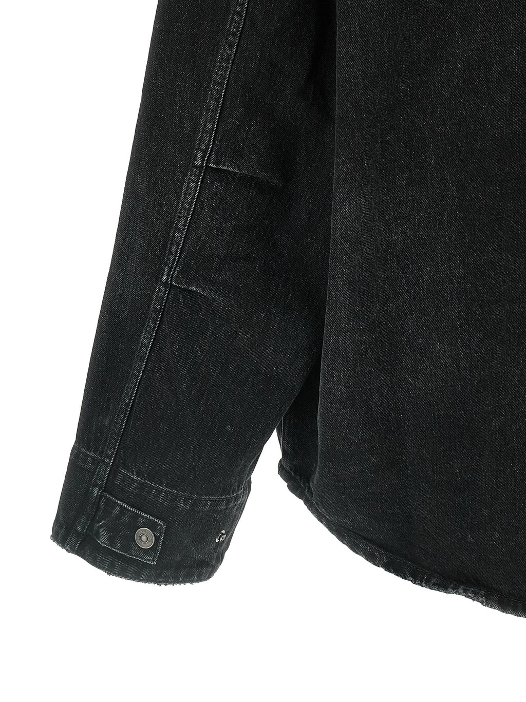 Balenciaga Black Cotton Denim Jacket