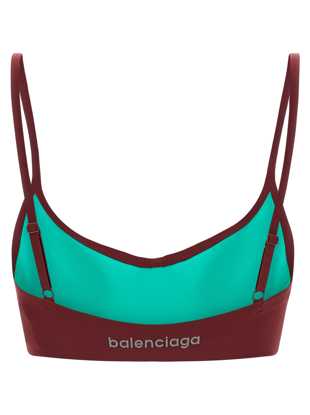 Balenciaga Bordeaux Polyamide Sport Bra
