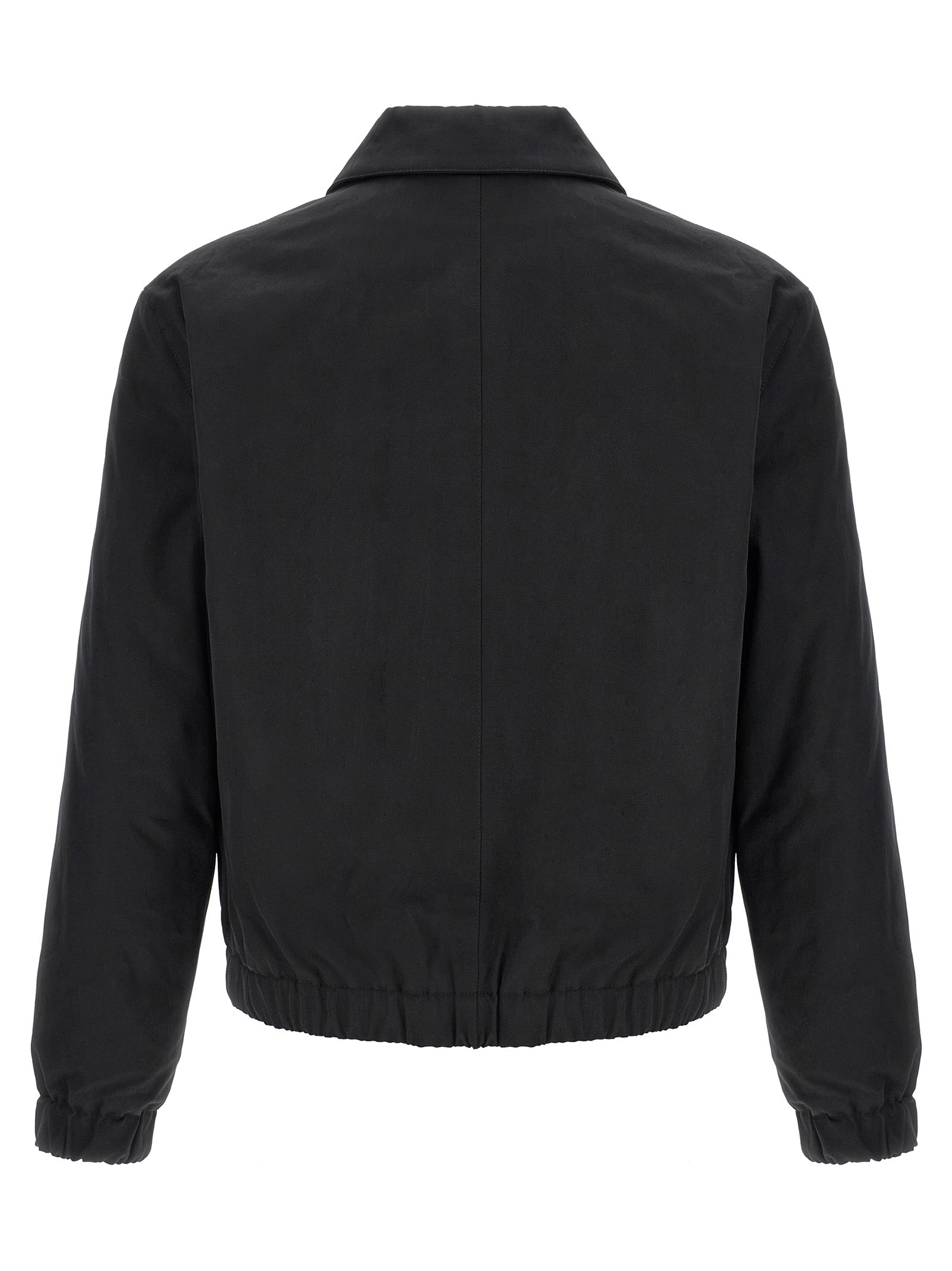 Ami Paris Black Cotton Bomber