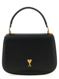 Ami Paris Black Cowhide Handbag