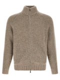 Brunello Cucinelli Beige Cashmere Cardigan