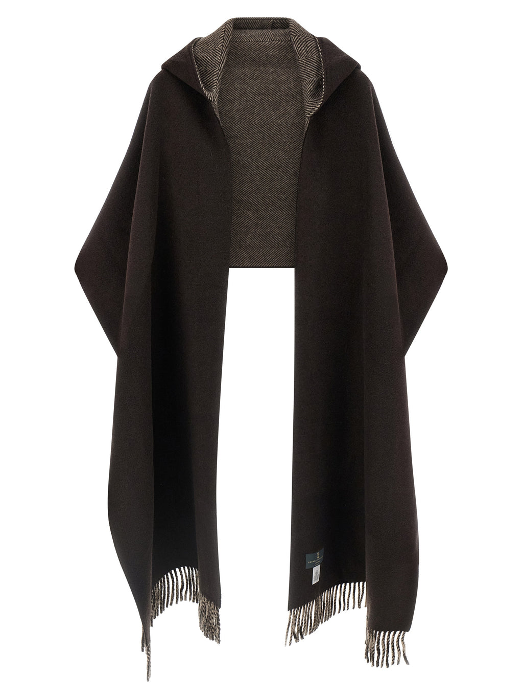 Brunello Cucinelli Brown Cashmere Scarf