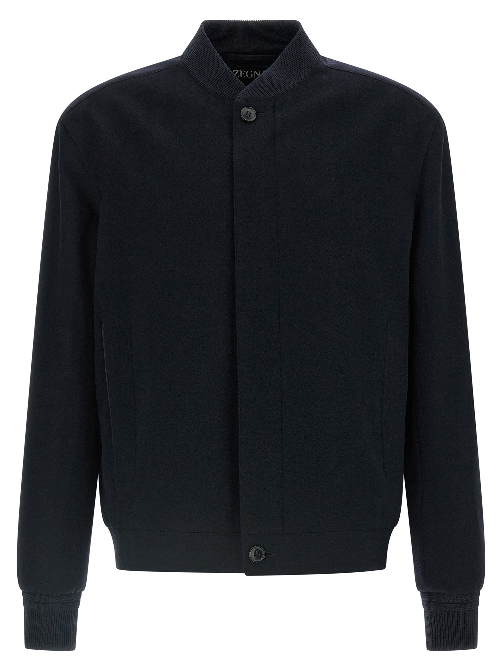 ZEGNA Blue Cashmere Bomber