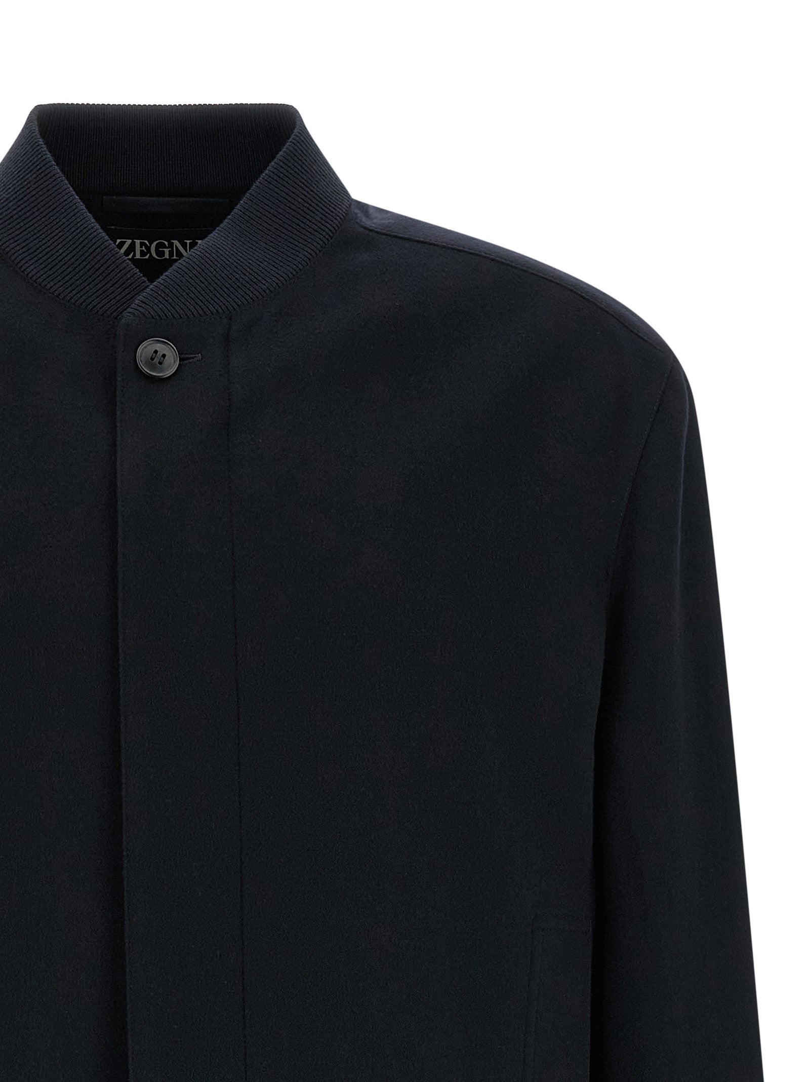 ZEGNA Blue Cashmere Bomber