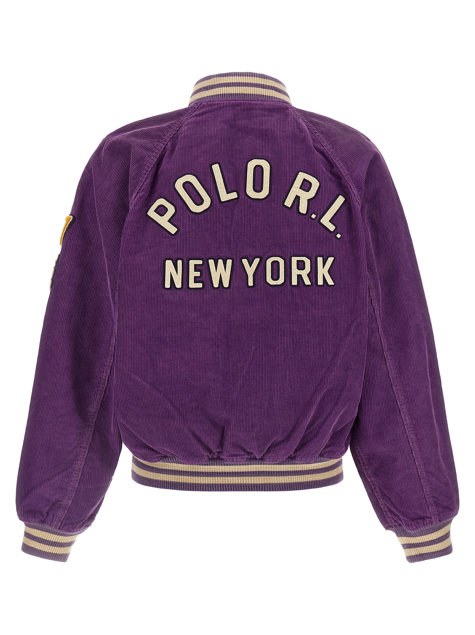 Polo Ralph Lauren Purple Cotton Bomber