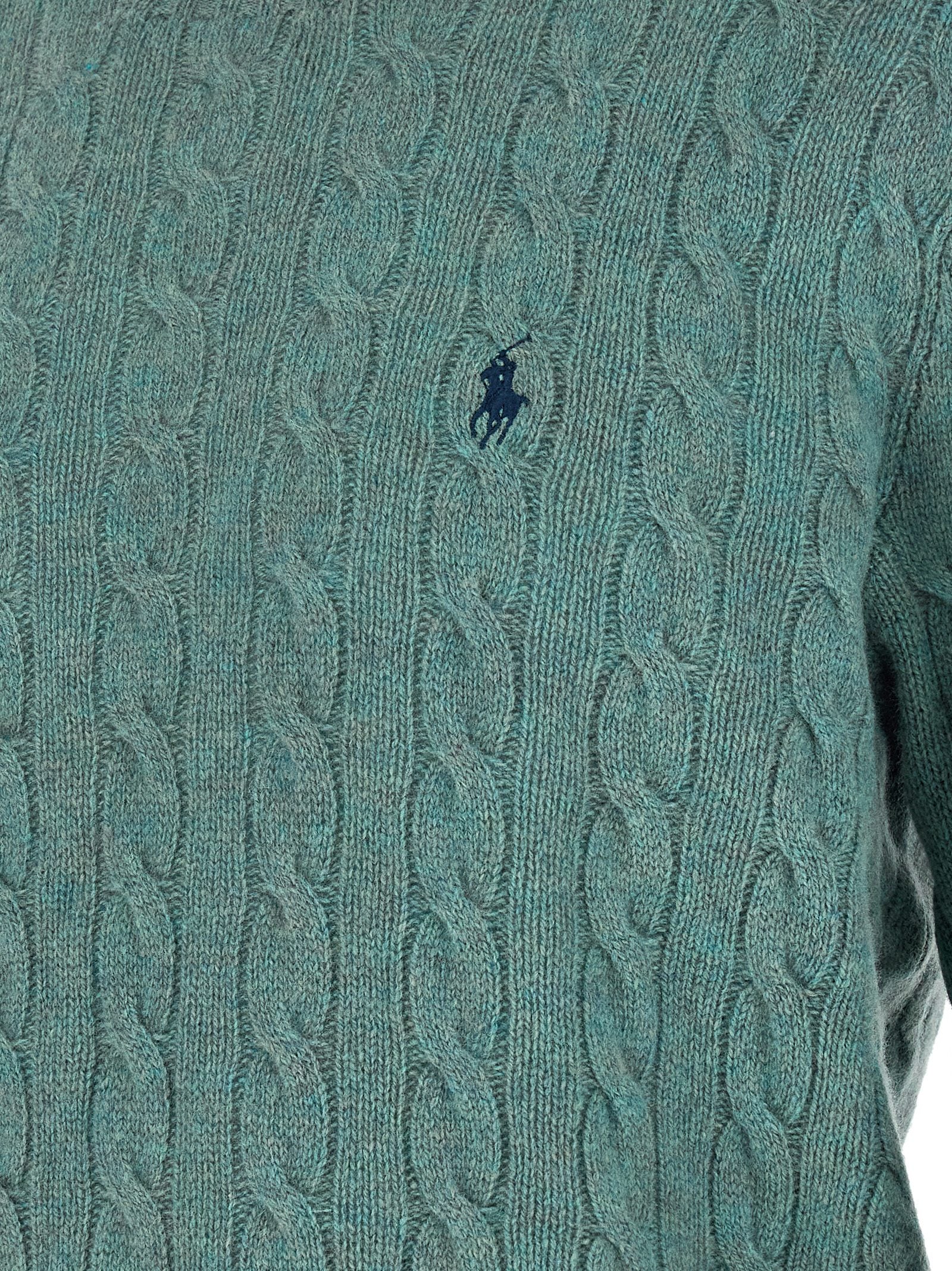 Polo Ralph Lauren Bicolor Wool Cardigan