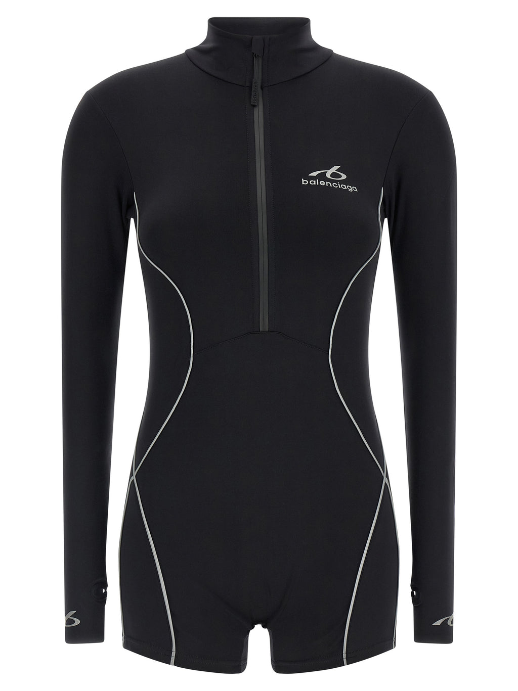 Balenciaga Black Polyamide Bodysuit