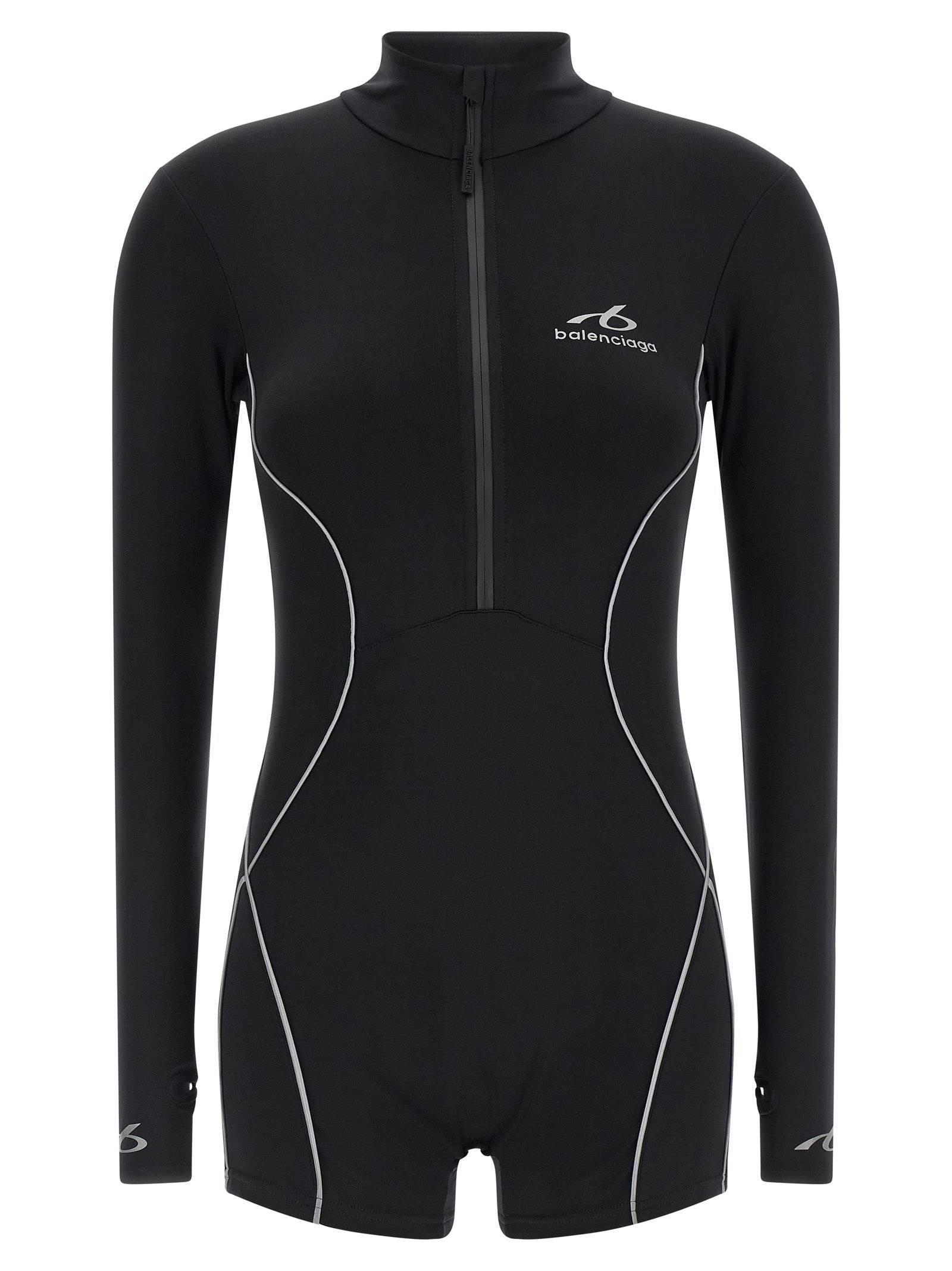 Balenciaga Black Polyamide Bodysuit
