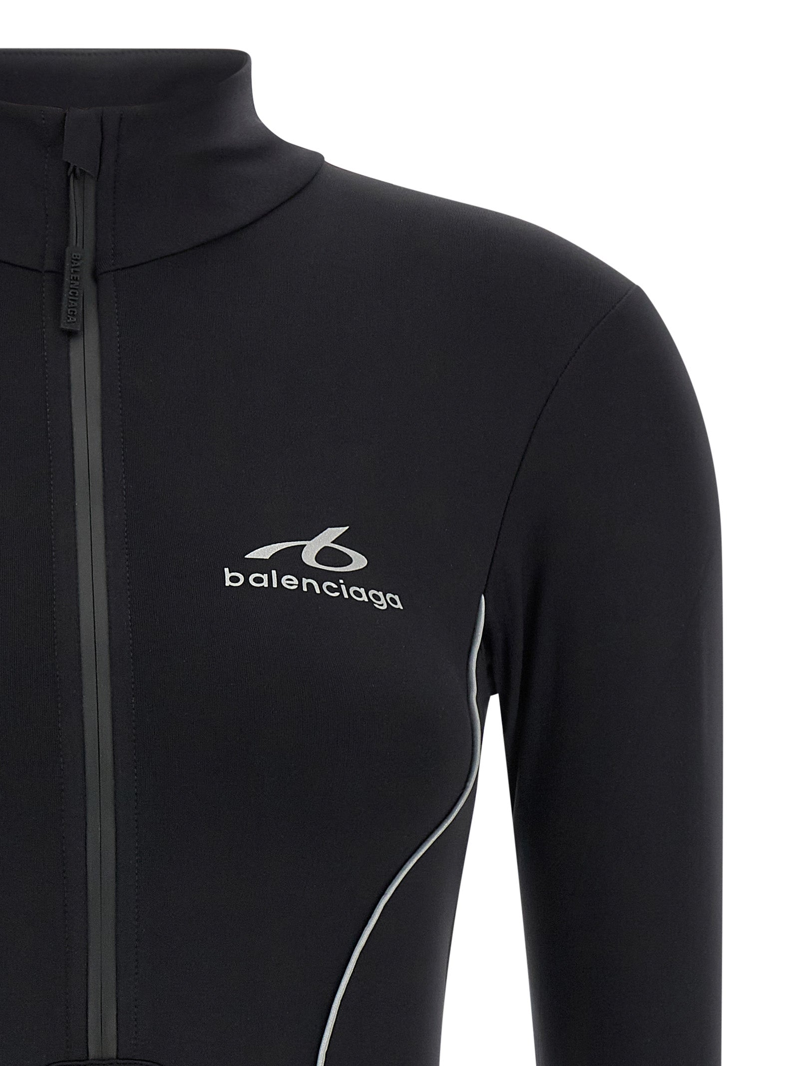 Balenciaga Black Polyamide Bodysuit