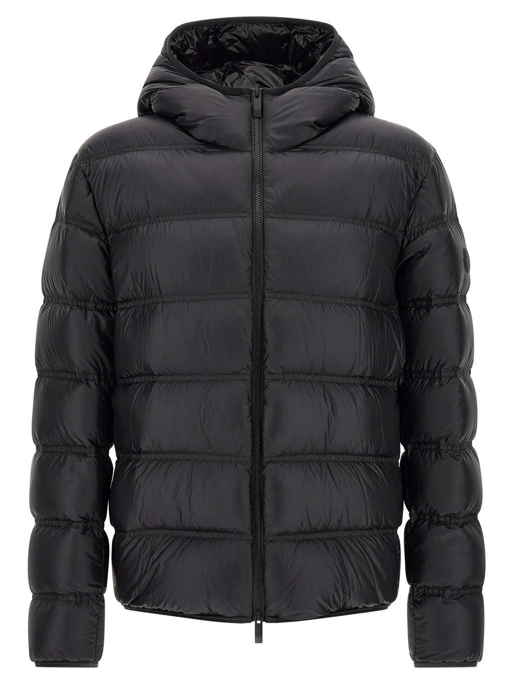 Moncler Black Polyamide Full-Length Jacket
