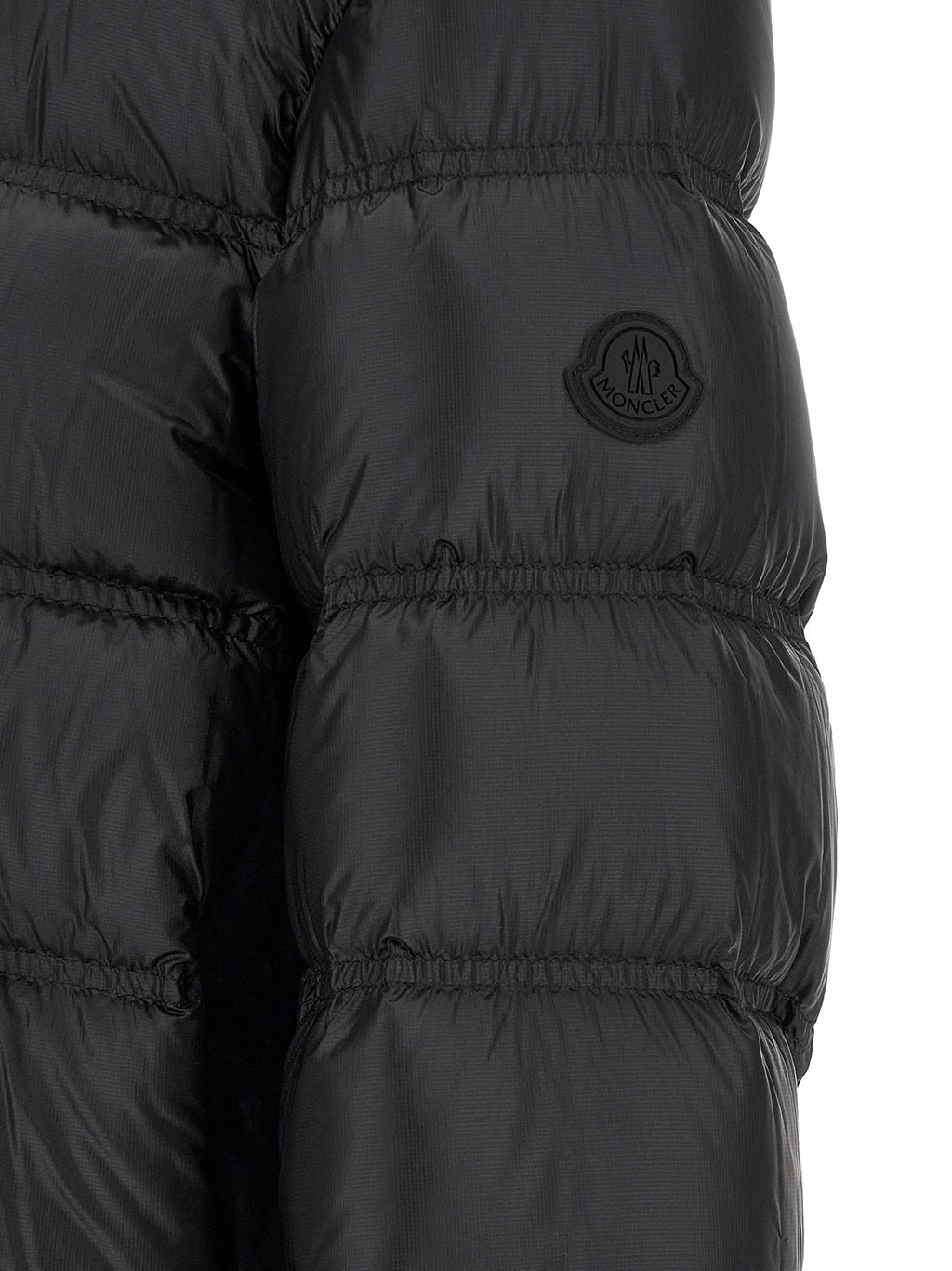 Moncler Black Polyamide Full-Length Jacket