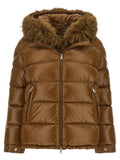 Moncler Brown Polyamide Full-Length Jacket