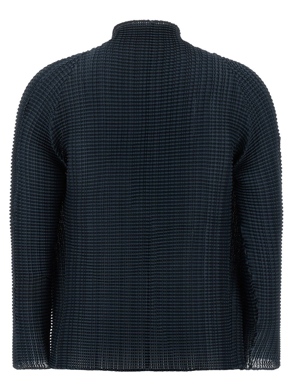 Issey Miyake Blue Polyester Cardigan