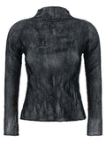 Issey Miyake Black Polyester Cardigan