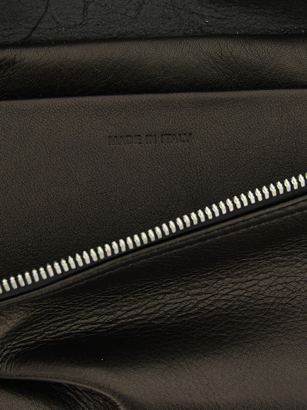 Rick Owens Black Calfskin Crossbody Bag